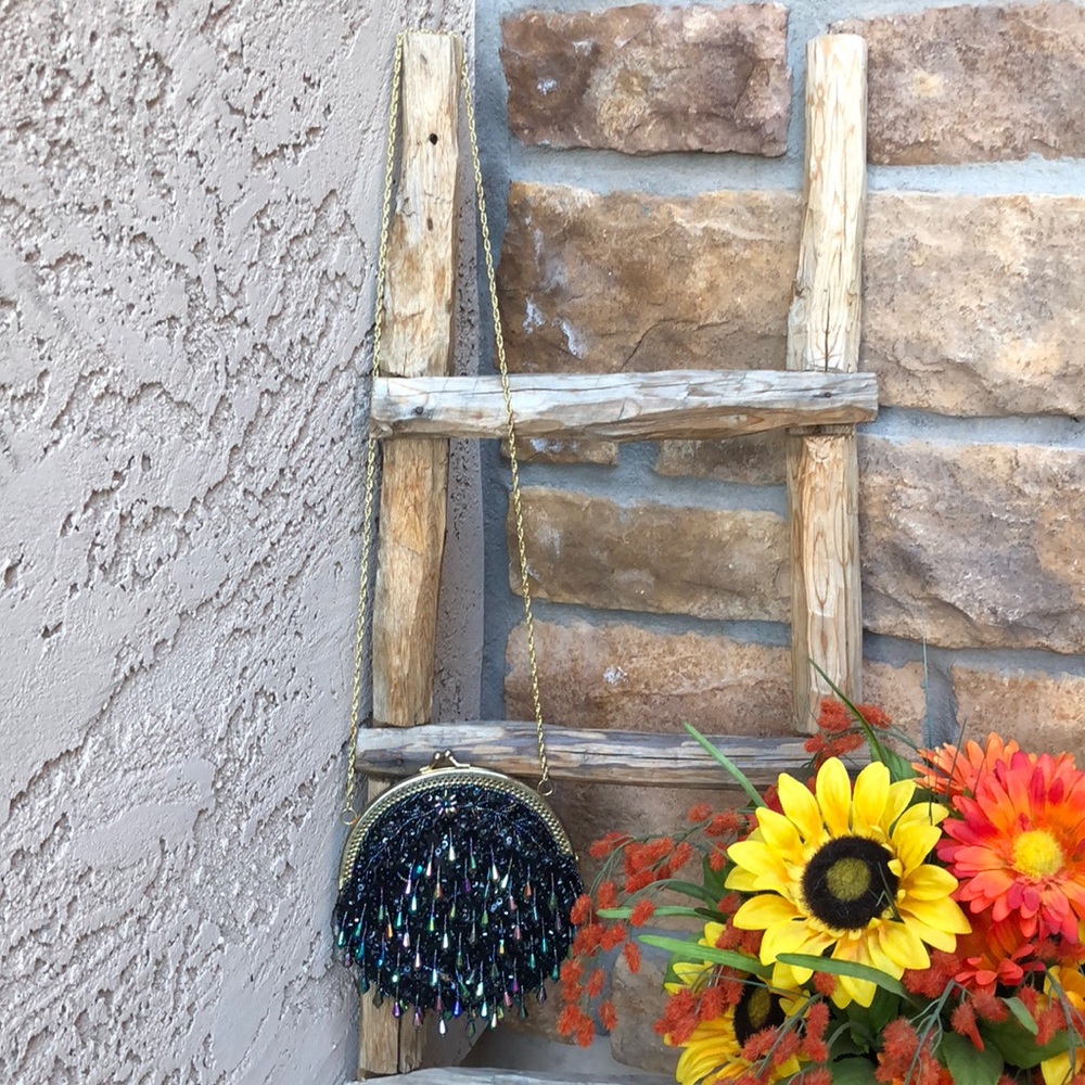 FREE W/purchase- Beaded cross body clutch